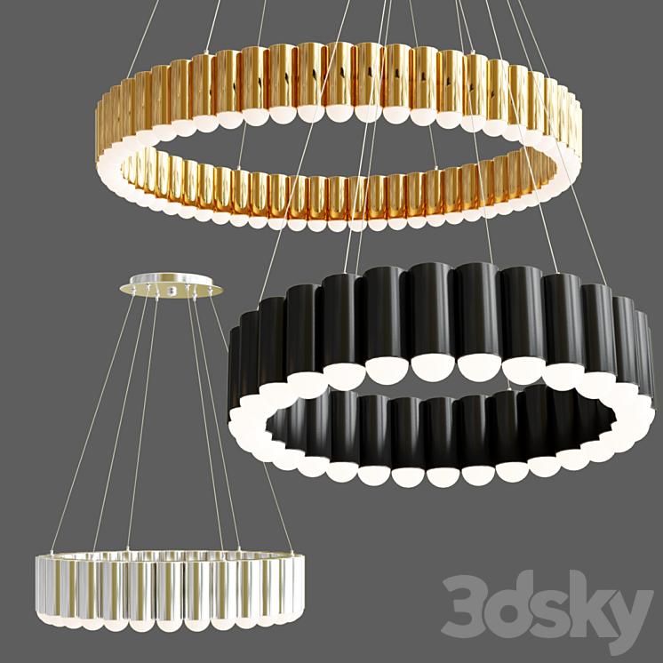 Carousel and Carousel Xl. Lee Broom - Pendant light - 3D model