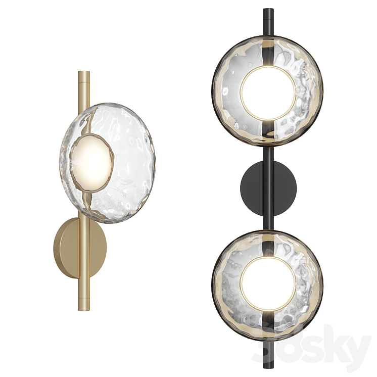 Ross gardam ceto wall Wall light 3D model