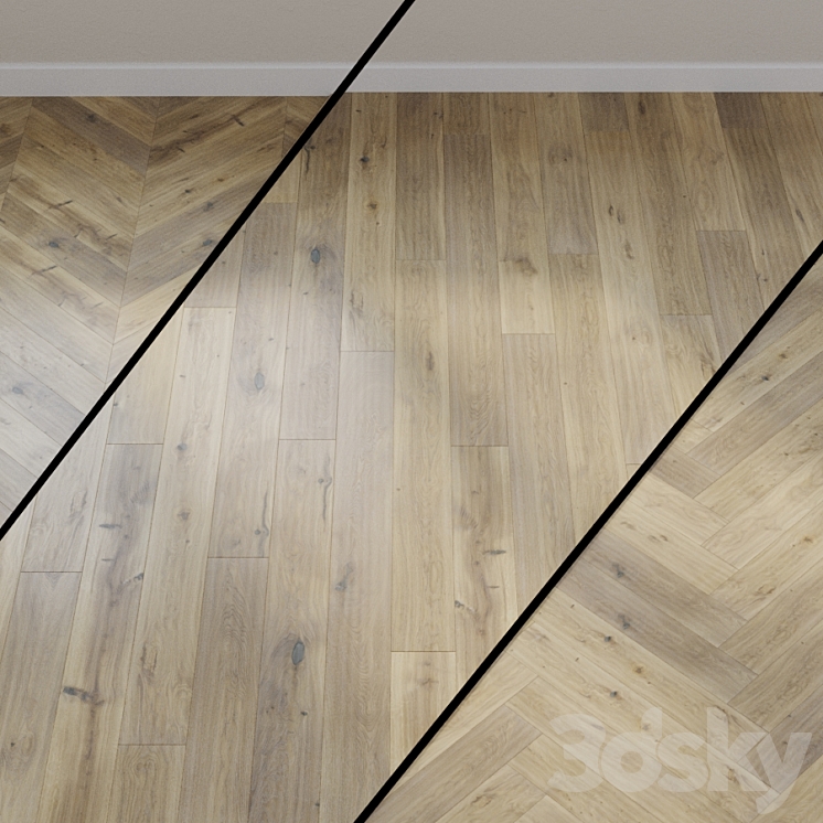 Ter Hurne Parquet Board Alpine Oak Light Beige R05 1101010884 - Wood ...