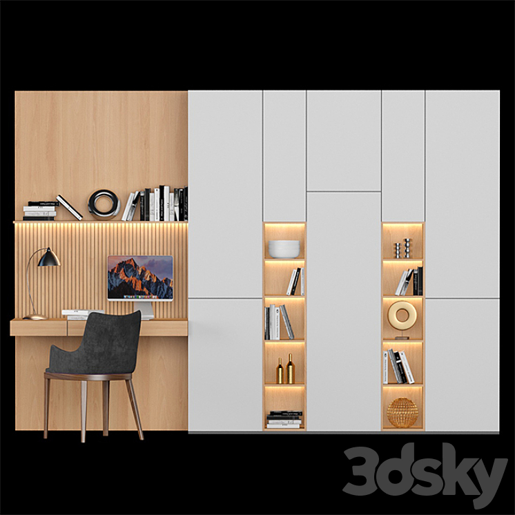 Worktable 032 - Office furniture - 3D model