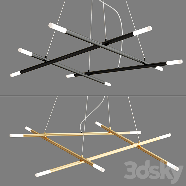 Zen by gibas - Pendant light - 3D model
