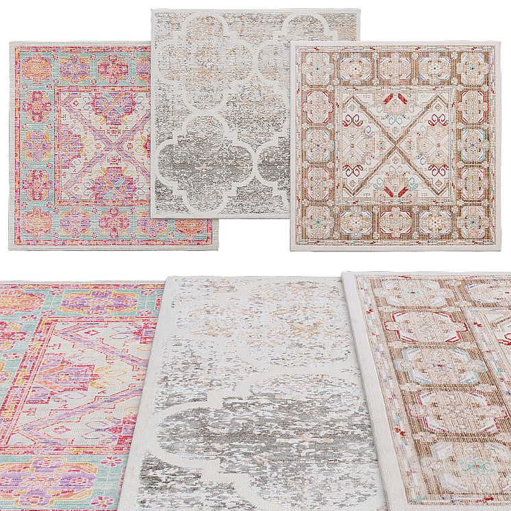 Square rugs | 045 - Carpets - 3D model