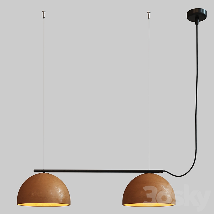 Absis Two | Pendant Lamp by Luxcambra - Pendant light - 3D model