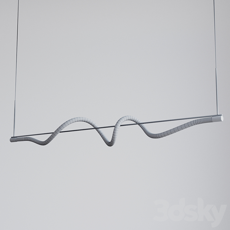 Cursive linear pendant new arrivals