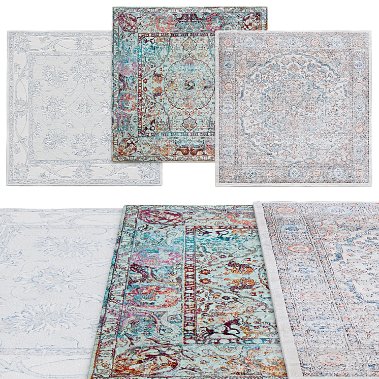 Square rugs | 057 - Carpets - 3D model