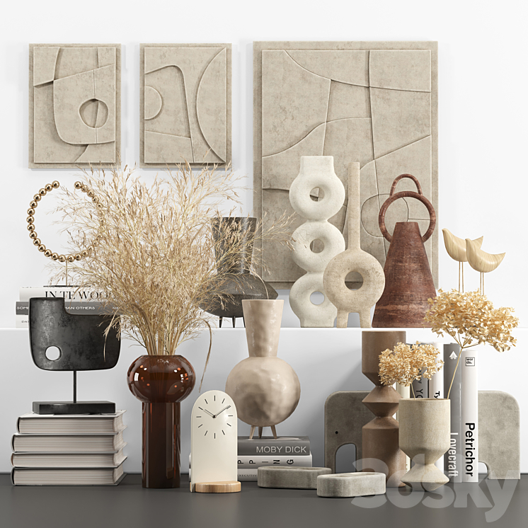 Decorative set 002 - Decorative set - 3D model