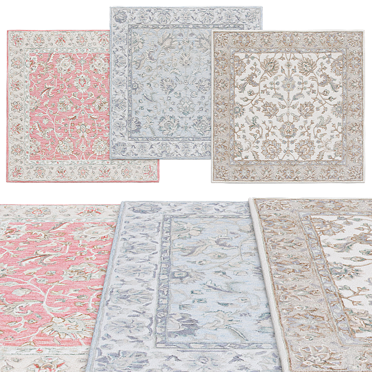 Square rugs | 084 - Carpets - 3D model