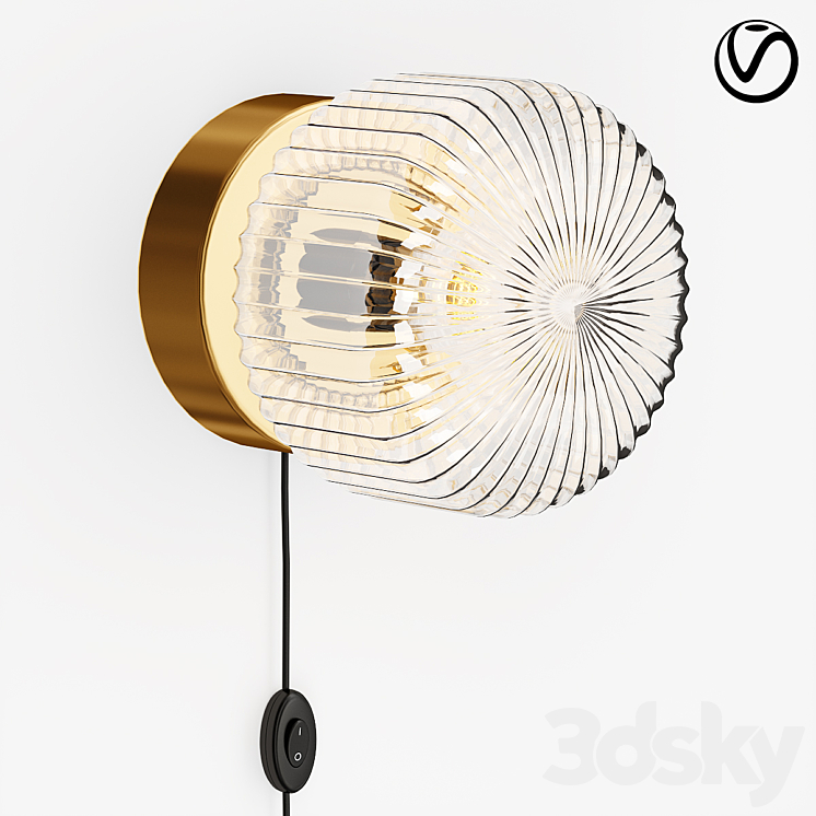 SOLKLINT WALL Wall light 3D model