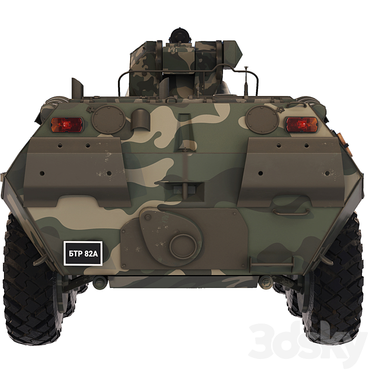 BTR 82-A 2017 - Transport - 3D model