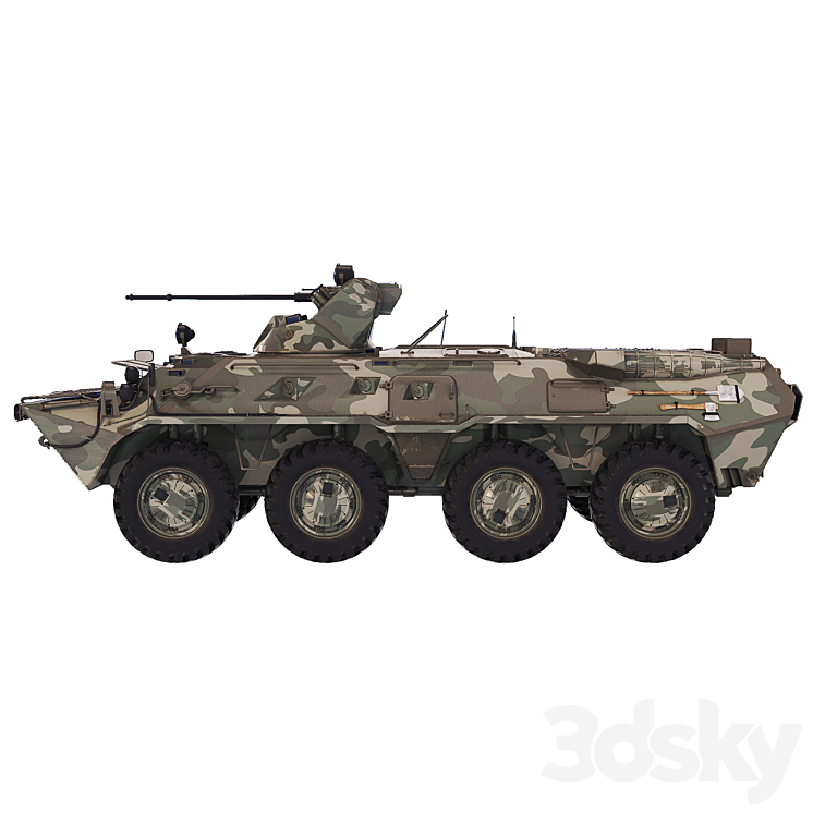 BTR 82-A 2017 - Transport - 3D model