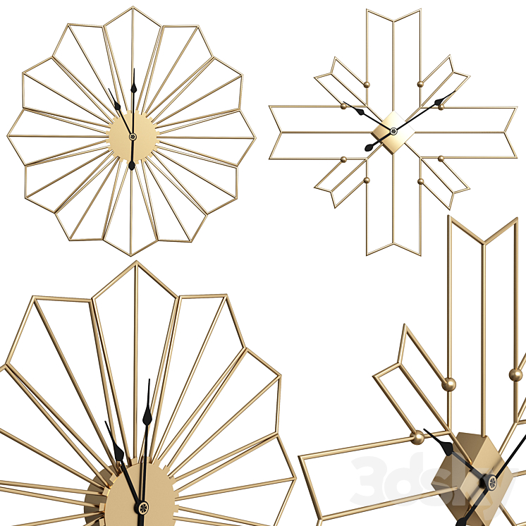 Clock collection - Watches & Clocks - 3D model