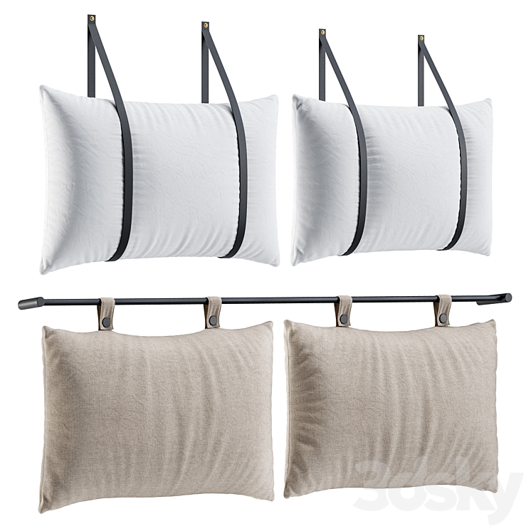 hanging cushion headboard