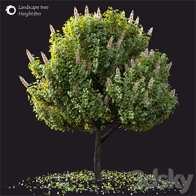 Landscape tree - Tree - 3D model