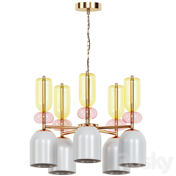Ceiling chandelier Lumion MODERNI GILLIAN - Pendant light - 3D model