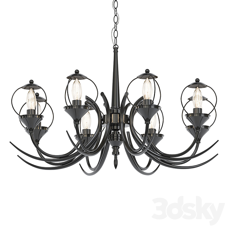LYUSTRA 8 - Pendant light - 3D model