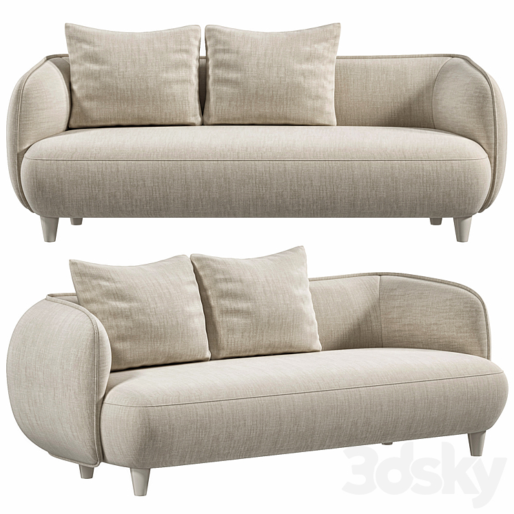 ROUND Sofa By HC28 Cosmo - Sofa - 3D model