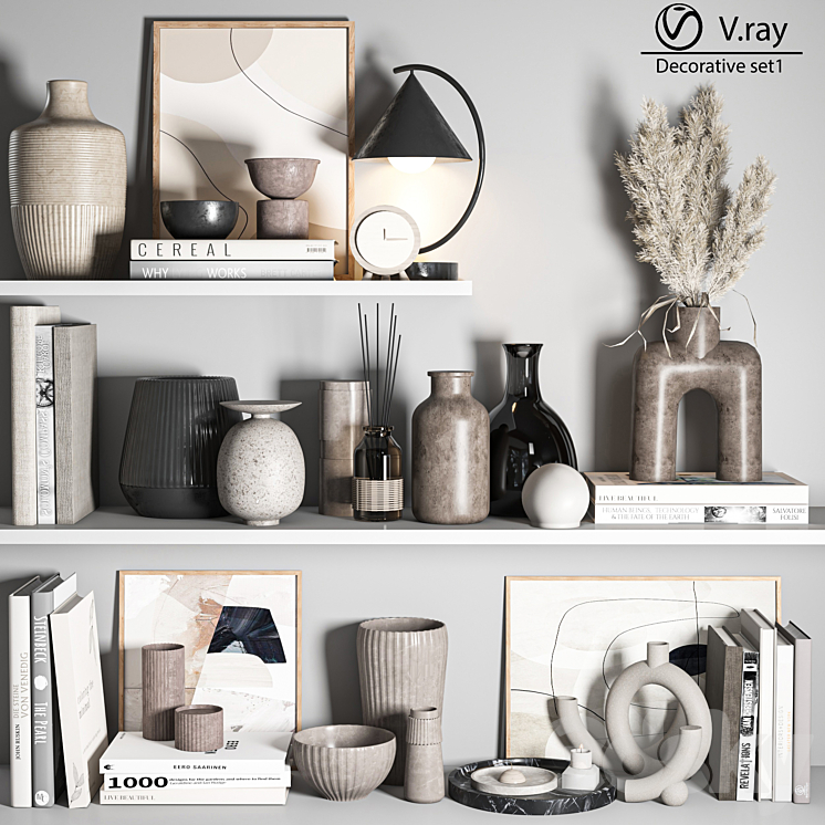 Decorative set-1 - Decorative set - 3D model