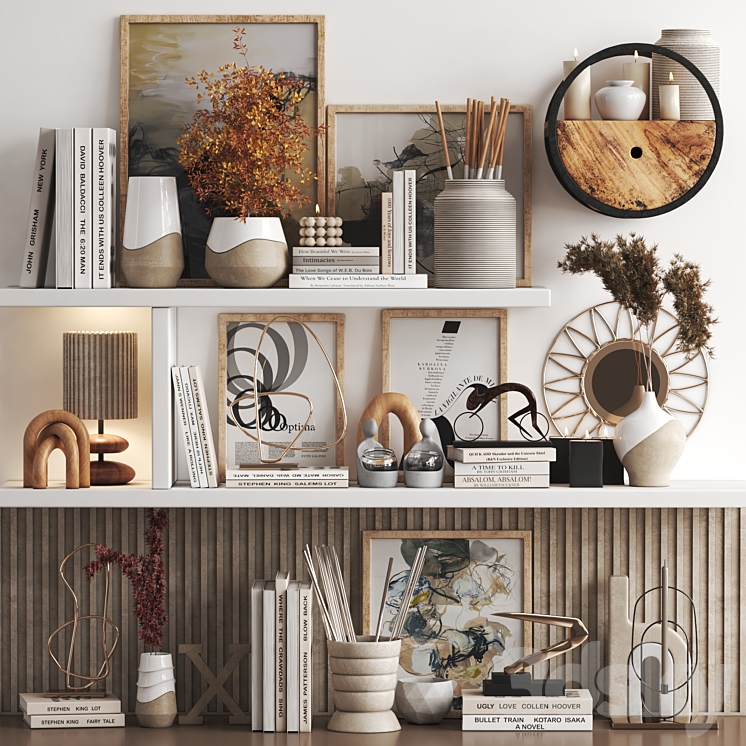 Decorative set 01 - Decorative set - 3D model