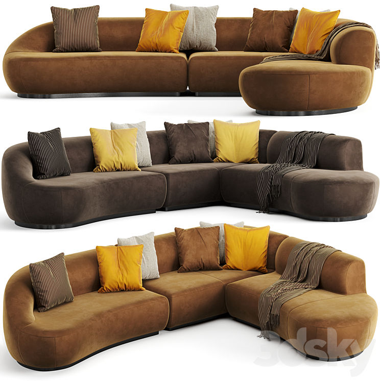 Fendi Casa Sandia Sofa - Sofa - 3D model