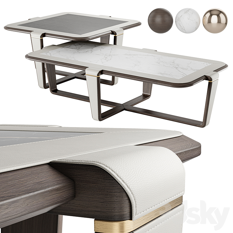 TURRI _ VINE Center table - Table - 3D model
