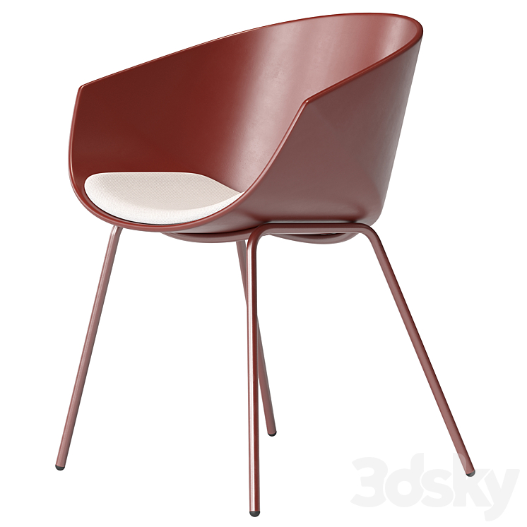 M Artdesign / Levante Chair 4 Legs - Chair - 3D model
