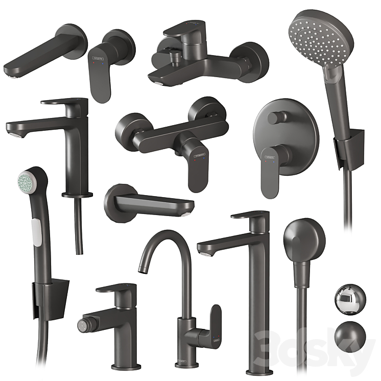 Hansgrohe Rebris S Faucets and showers set - Faucet - 3D model