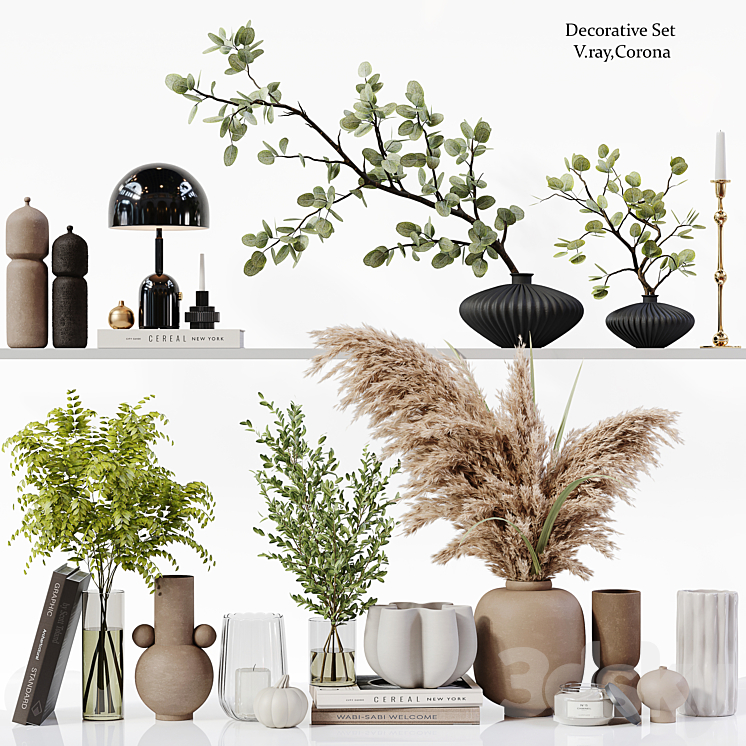 Decorative Set 019 - Decorative set - 3D model