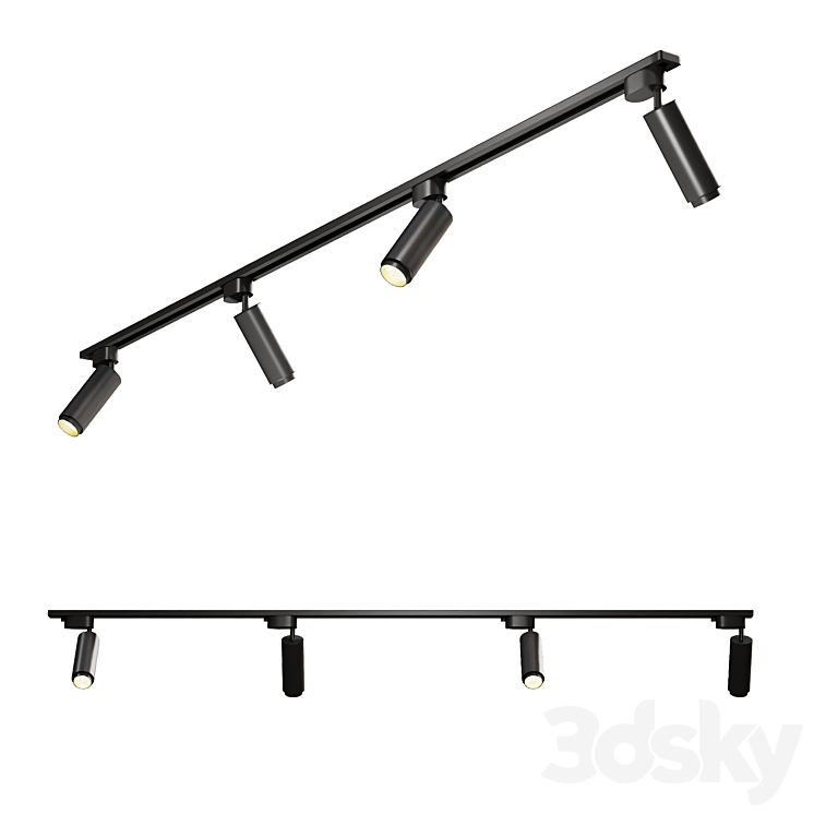 Novotech Pipe 370414 - Technical lighting - 3D model