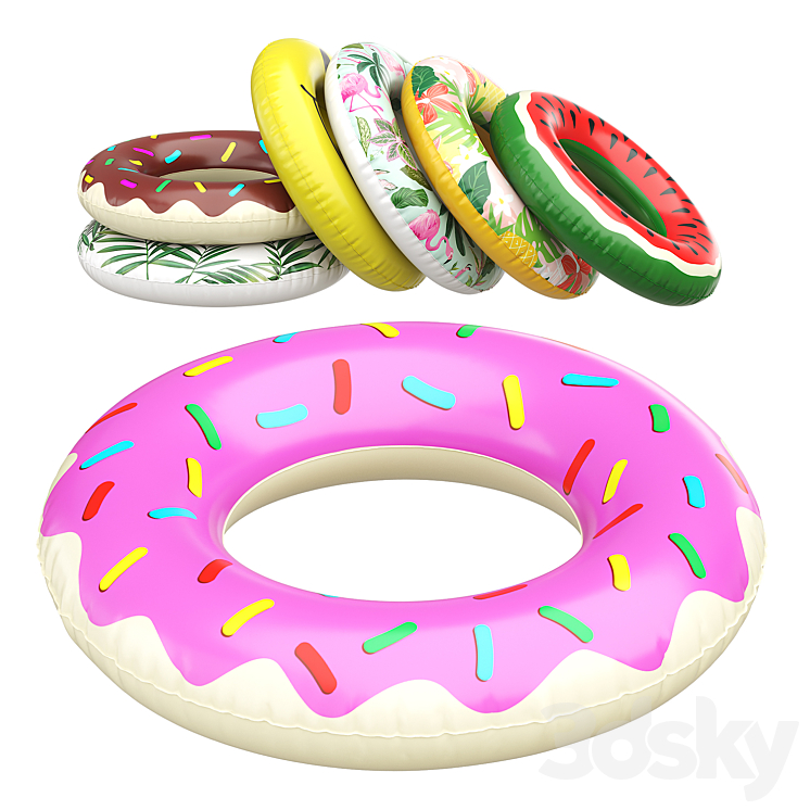 Inflatable ring - Miscellaneous - 3D model