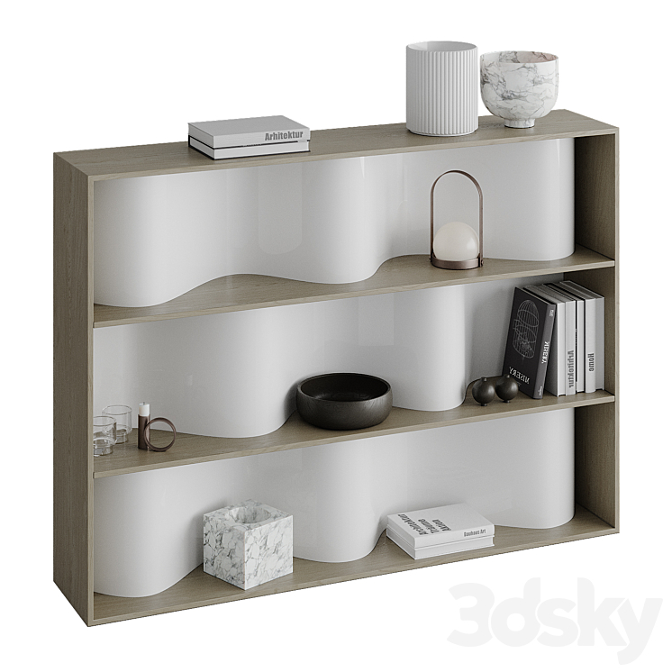 Low Shelf Racking Low shelving Lok01 - Rack - 3D model