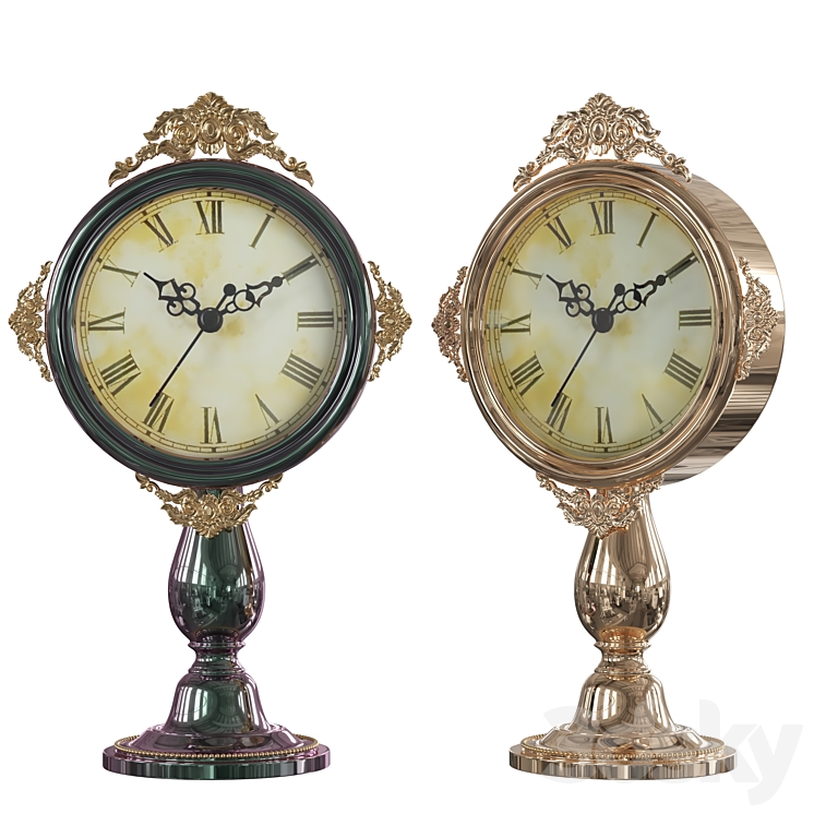 table clock 41 - Watches & Clocks - 3D model