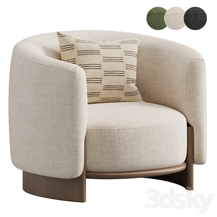 Hug Armchair by Parla - Arm chair - 3D model