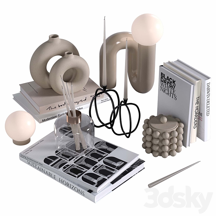 Decorative set 1 - Decorative set - 3D model