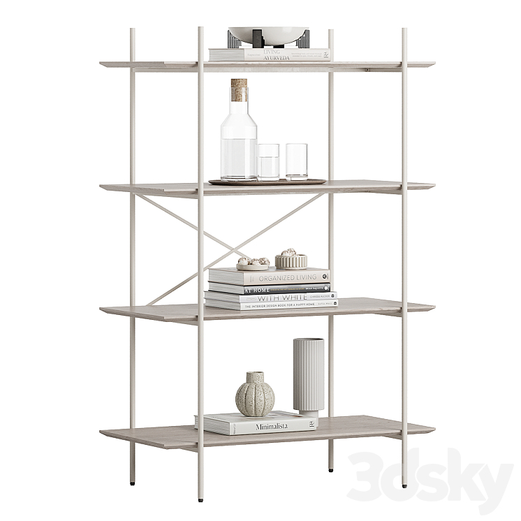 Jude Rutherford Rack Foxford Jude Shelf - Rack - 3D model