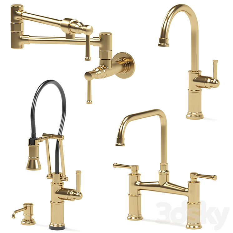 BRIZO kitchen faucets collection - Faucet - 3D model