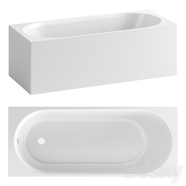 Vagnerplast Kasandra - Bathtub - 3D model