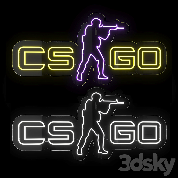 CSGO neon - Neon - 3D model