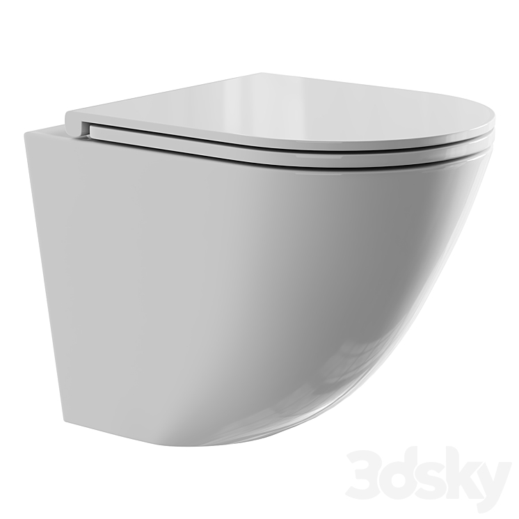 TORNADO BelBagno SFERA-TOR BB046CH-TOR - Toilet and Bidet - 3D model