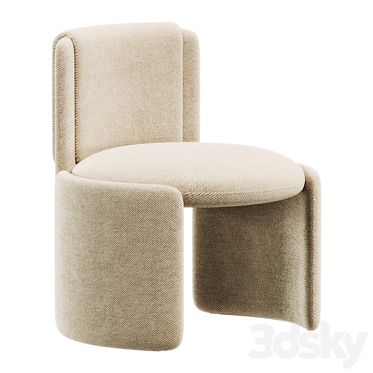 Hug Lounge Chair - Arm chair - 3D model