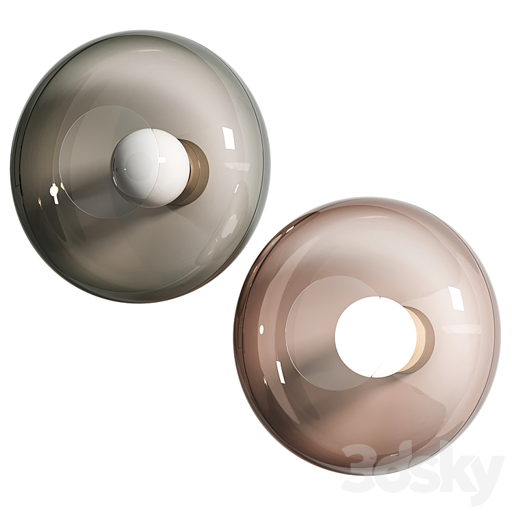 Leds C4 Trip Glass Wall Lamp - Wall light - 3D model