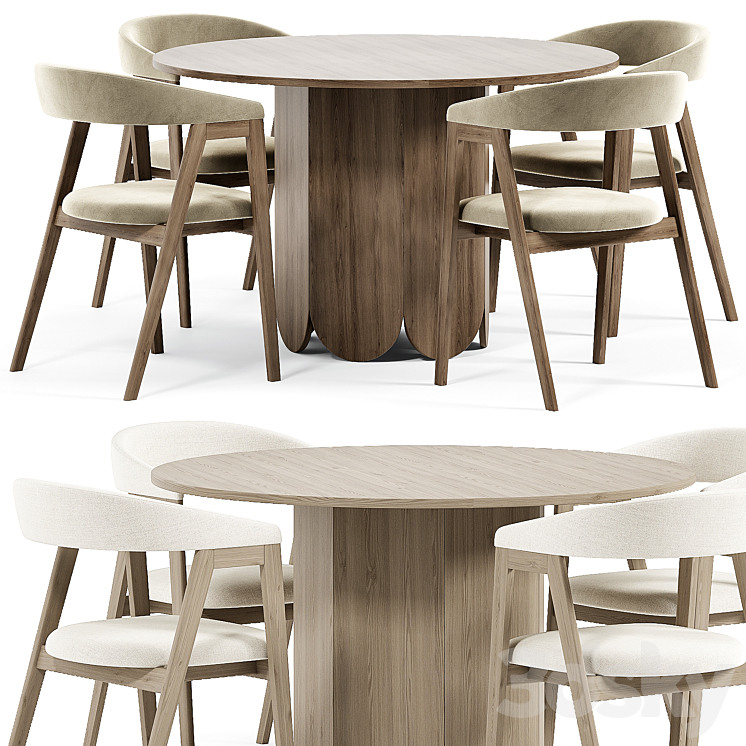 3D Building Tables Chairs 103196 Trevor Mitchell Door Mural