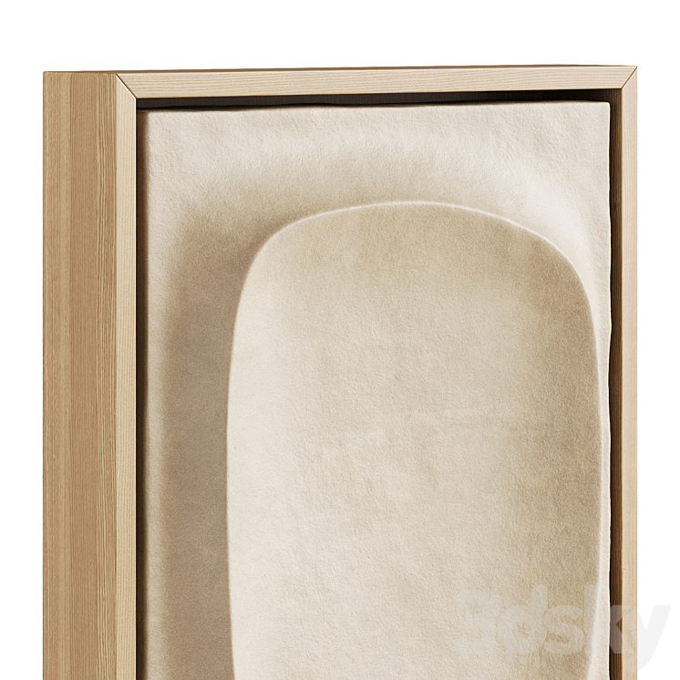 Cindy Hsu Zell wall art 1 - Frame - 3D model Cindy Hsu Zell wall art 1 - Frame - 3D model