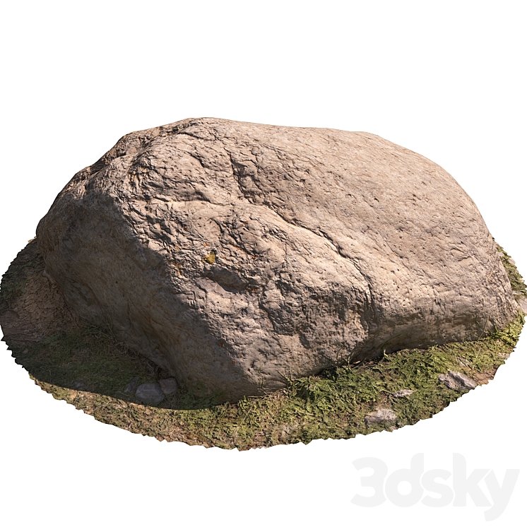 Stone Boulder 1 - Environment elements - 3D model
