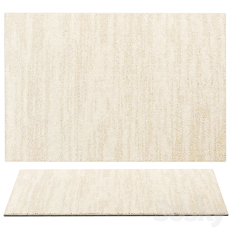 Solid Color Rug With Relief Pattern Stain Resistant Trendy Area Rug with Solid Color Pattern - Carpets - 3D ...