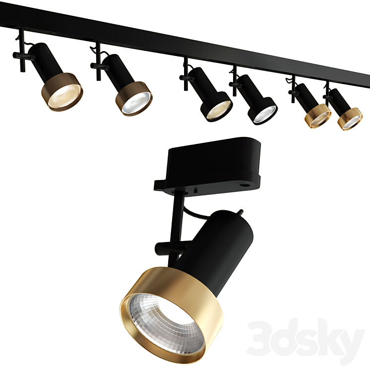 2THIRTY TRACK 230V By Trizo21 - Technical lighting - 3D model