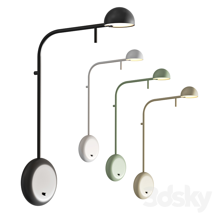 Vibia Pin wall light collection - Wall light - 3D model