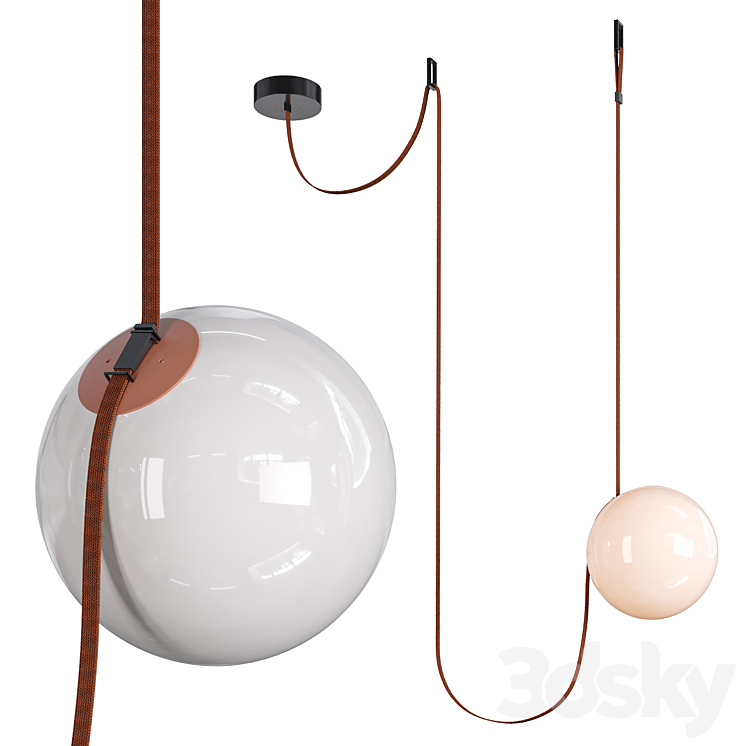 Vibia Plus Minus Ball - Pendant light - 3D model