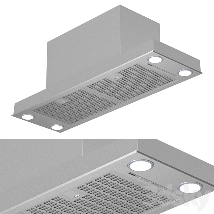 Custom Extractor Unit DA 2390 Extractor unit - Kitchen appliance - 3D model