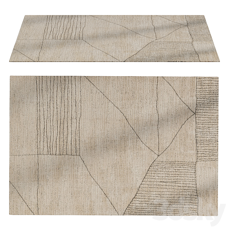 Thea Performance Rug - Carpets - 3D model