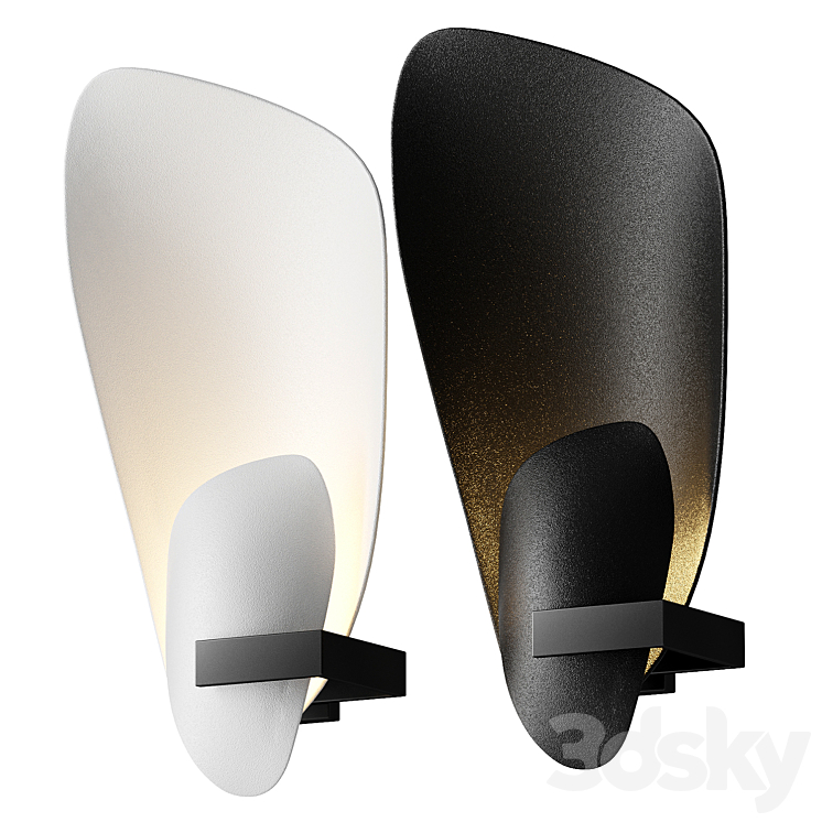 Esme Wall Light Porta Romana - Wall light - 3D model